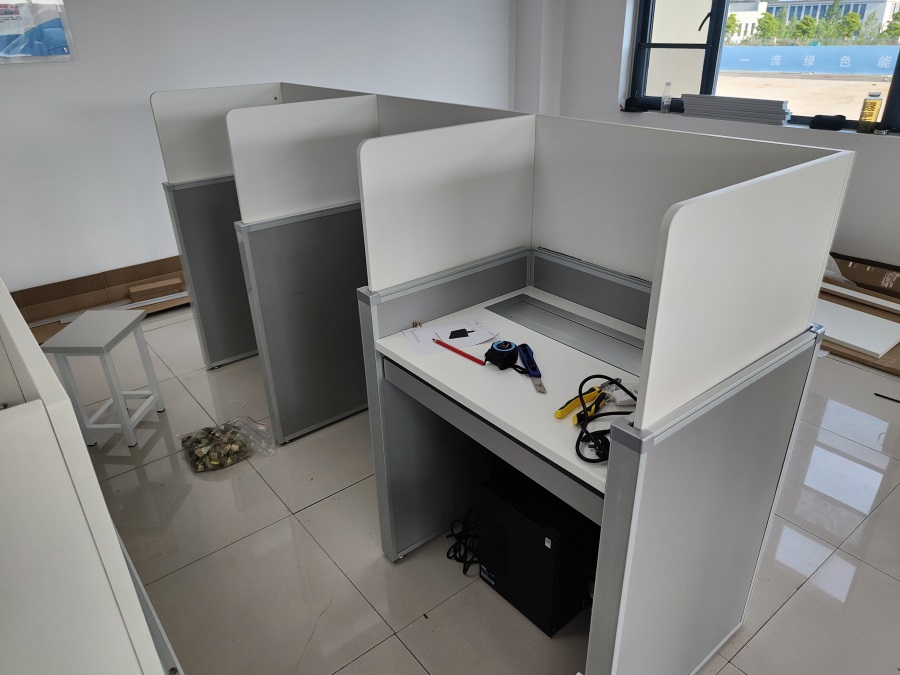 湖北省黃石市天然氣銷售公司華中職業(yè)技能實(shí)訓(xùn)基地升降屏風(fēng)培訓(xùn)室 (2)