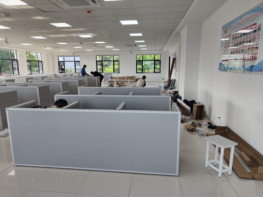 湖北省黃石市天然氣銷售公司華中職業(yè)技能實(shí)訓(xùn)基地升降屏風(fēng)培訓(xùn)室 (15)