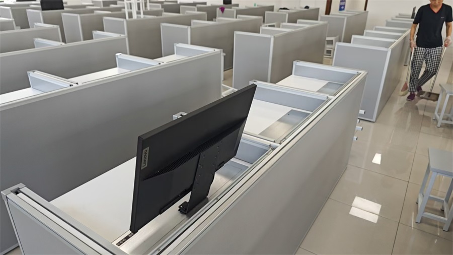 湖北省黃石市天然氣銷售公司華中職業(yè)技能實(shí)訓(xùn)基地升降屏風(fēng)培訓(xùn)室 (13)